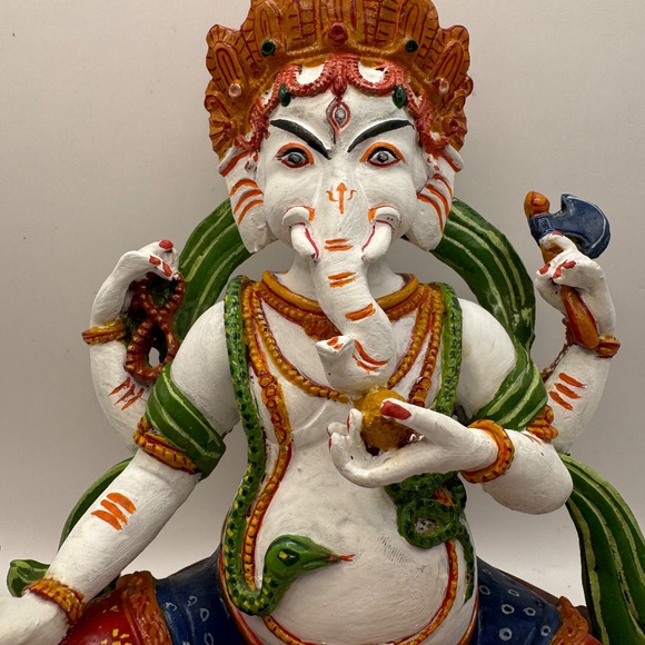 Lord Ganesha Statue, Protector God, 8 Inch, Home Decor, Good Luck, Elephant God. - Picture 3 of 10